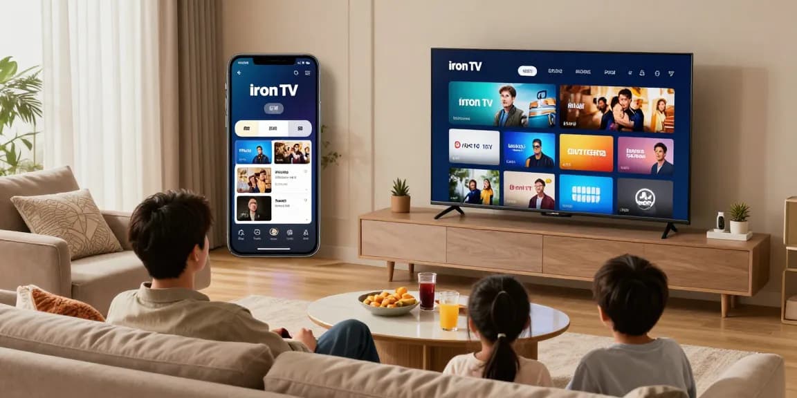 Regardez Iron TV sur un grand écran avec un accès facile à des milliers de chaînes en HD et 4K