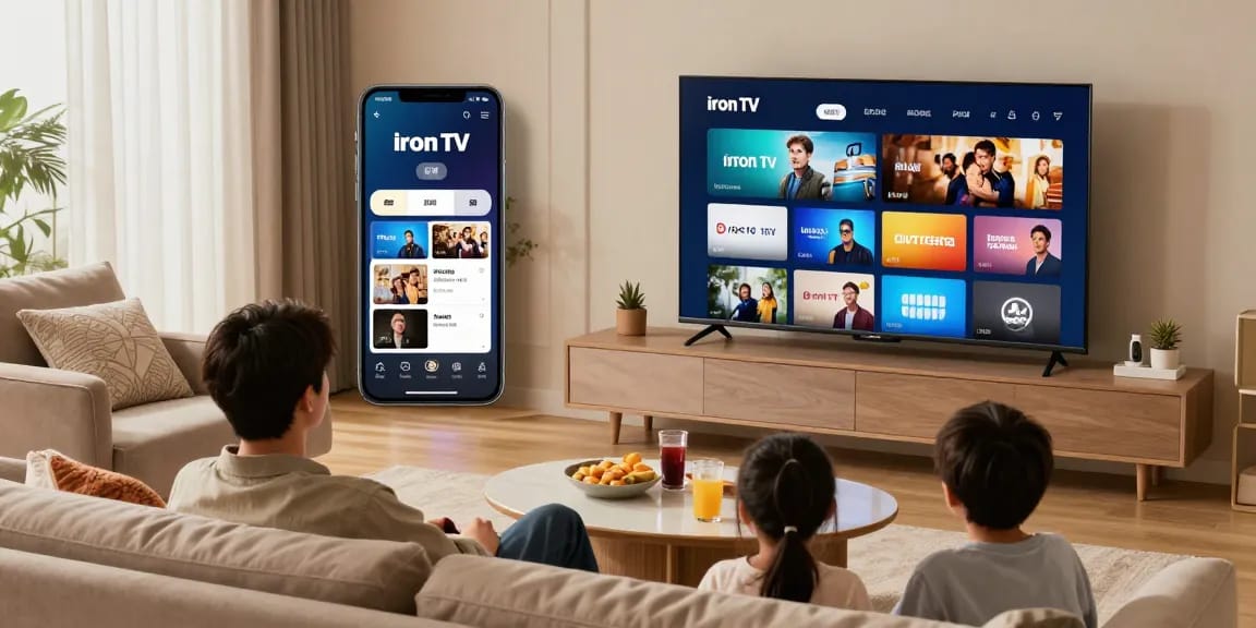 Regardez Iron TV sur un grand écran avec un accès facile à des milliers de chaînes en HD et 4K