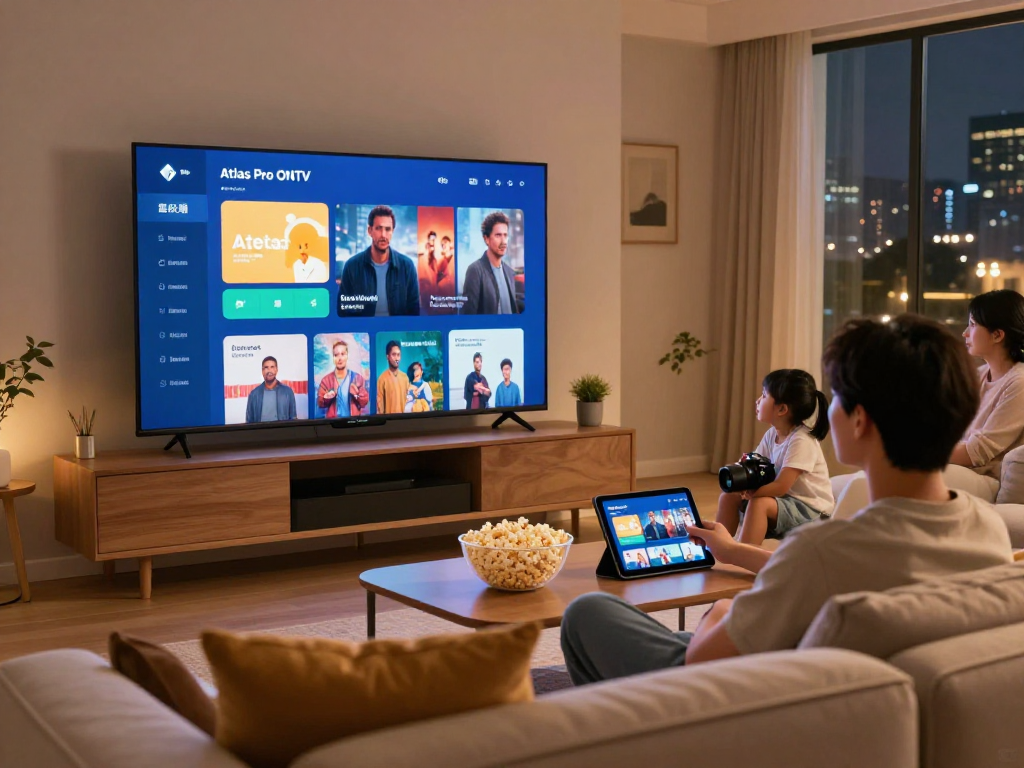 Profitez d'une expérience cinéma à domicile avec atlas pro sur votre smart TV