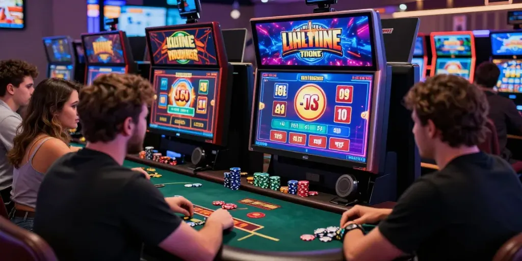 Expérience de jeu interactive au casino en ligne sans dépôt avec joueurs engagés.