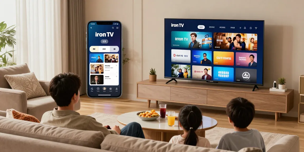 Regardez Iron TV sur un grand écran avec un accès facile à des milliers de chaînes en HD et 4K