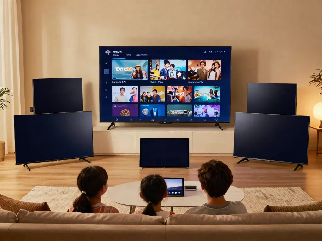 Profitez de l'application Atlas Pro ONTV sur des écrans multiples pour des soirées cinéma en famille.