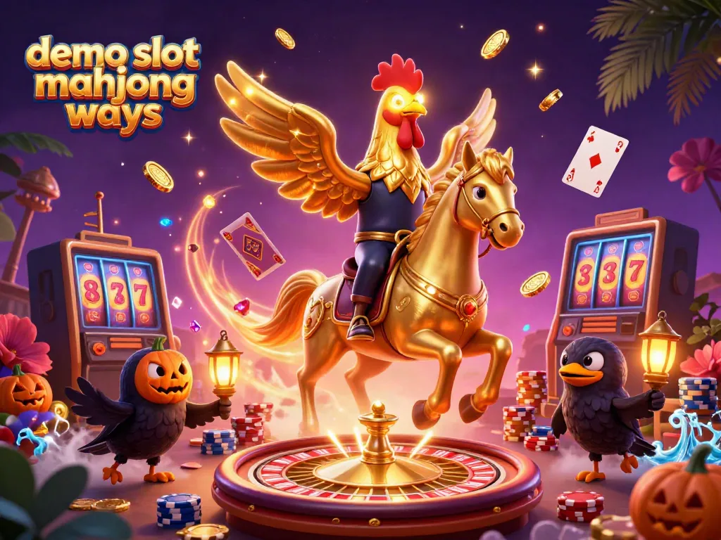Experience the thrilling excitement of demo slot mahjong ways in an ultra-detailed 3D casino scene.